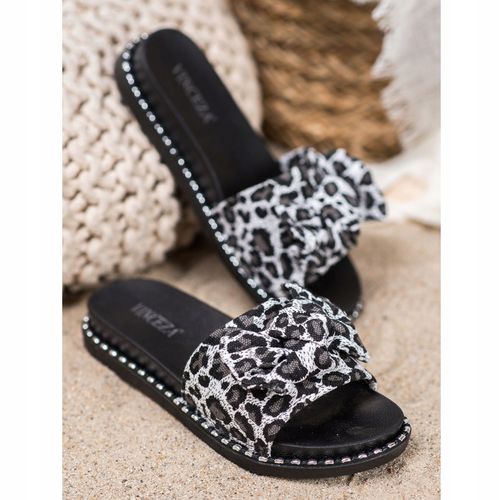 Klapki Leopard Print VINCEZA r.38 na Arena.pl