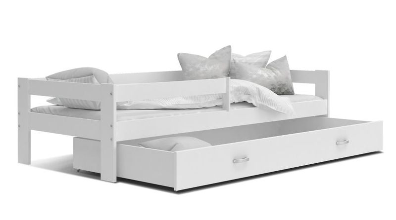 Łóżko dla dzieci HUGO 160x80  szuflada + materac 4 KOLORY na Arena.pl