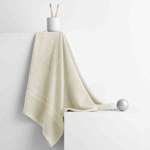 TOWEL/AH/RUBRUM/CREAM/50x90 zdjęcie 4
