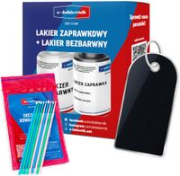 lakier zaprawka + bezbarwny + patyczki zaprawkowe bmw 416 carbon black
