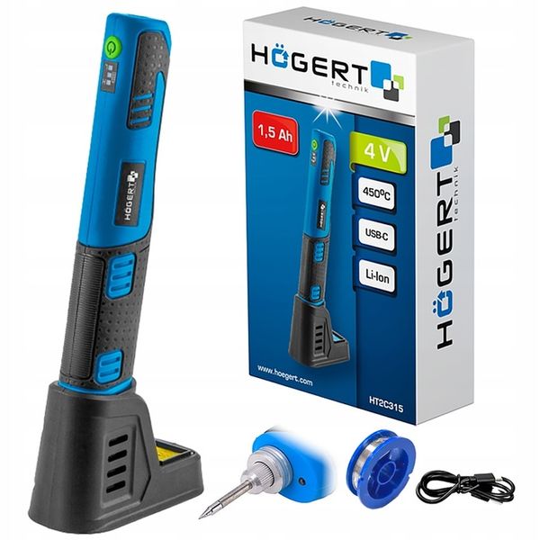 Lutownica BEZPRZEWODOWA transformatorowa AKUMULATOROWA 4V 450°C PRECYZYJNA zdjęcie 1