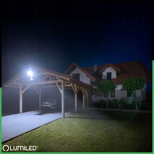 Naświetlacz LED 20W HALOGEN LAMPA ZEWNĘTRZNA REFLEKTOR z CZUJNIKIEM na Arena.pl