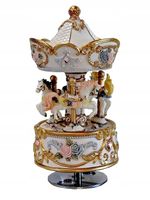 CUDOWNA KARUZELA KONIKI POZYTYWKA PASTELE PREZENT DLA CHŁOPCA GRAWER OPCJA