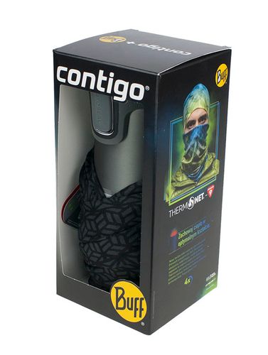 Kubek termiczny Contigo West Loop grafitowy 470 ml + BUFF na Arena.pl