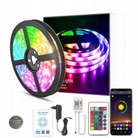 Taśma LED 10M RGB 5050 WiFi PILOT APLIKACJA TUYA