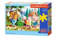puzzle 60 el. three little pigs castorland b-06519-1