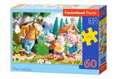 puzzle 60 el. three little pigs castorland b-06519-1
