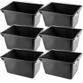 WIADRO WIADERKO MALARSKIE CZARNE 12 LITRÓW 6SZT