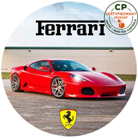 Opłatek na tort Ferrari