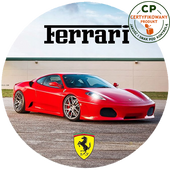 Opłatek na tort Ferrari