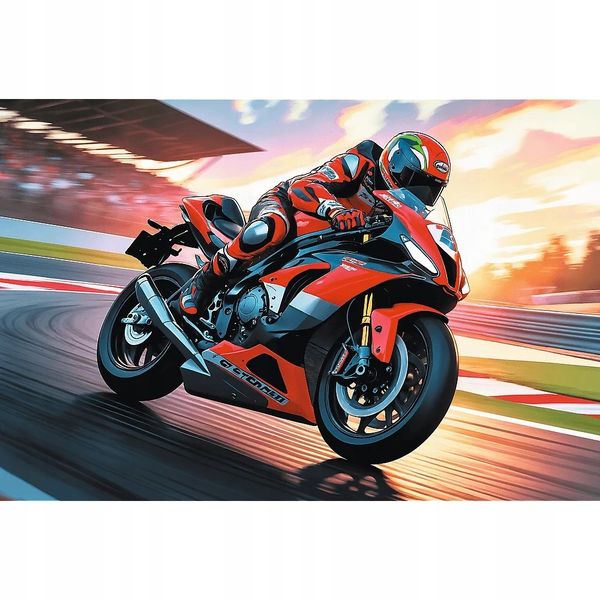 Puzzle 100 Szybki Motocykl 16489 zdjęcie 2