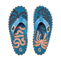 Gumbies japonki unisex ISLANDER FLIP-FLOP BLUE PALMETTO 42
