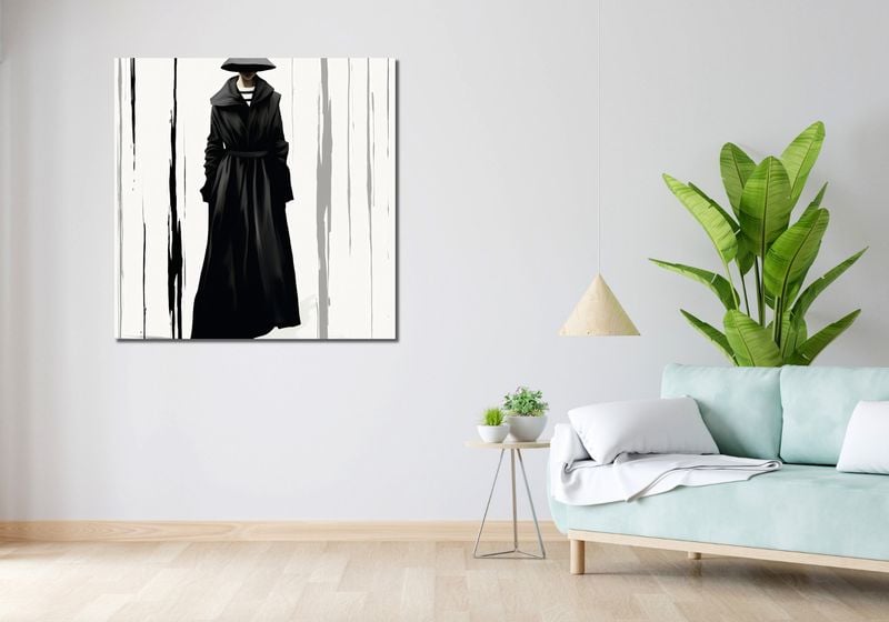 Obraz 100x100cm Mroczna Taina zdjęcie 2