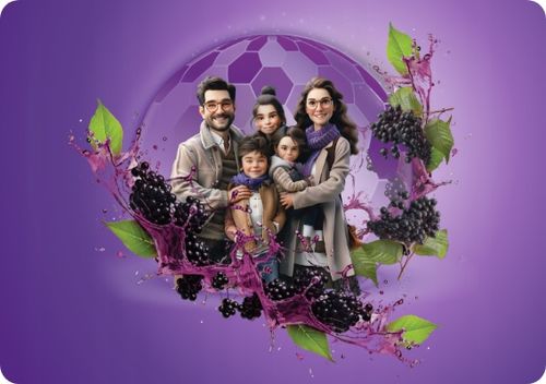 Sambucol Junior 6+ czarny bez, syrop na odporność 120 ml x2 + GRATIS na Arena.pl