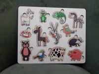 UKŁADANKA DLA DZIECI - Wzór 6 - Zwierzęta