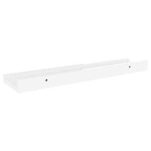 Półki ścienne 2 szt. połysk białe 40x9x3cm VidaXL na Arena.pl