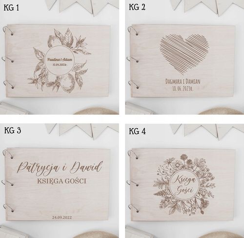 DREWNIANY ALBUM NA ZDJĘCIA PERSONALIZOWANY GRAWER na Arena.pl