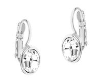 Kolczyki z błyszczącym kamieniem (P6266AG)