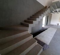 Szare płytki na schody 100x30 barwione w masie R10