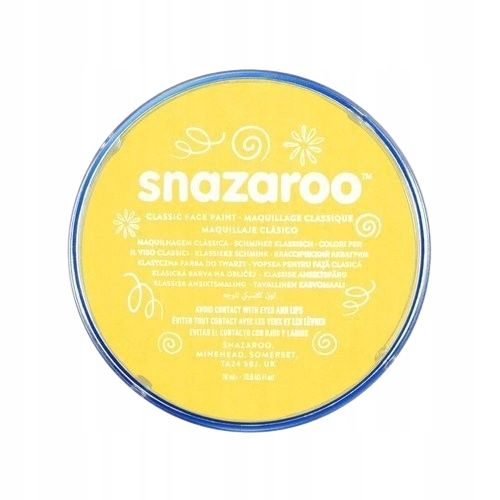 Farba do twarzy 18 ml żółta Snazaroo 1118222 zdjęcie 1