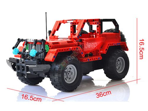 Klocki Techniczne Zbuduj Auto OFF ROAD STEROWANE na Arena.pl
