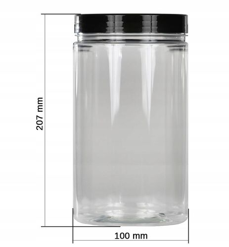 Słoiki POJEMNIKI na przyprawy makaron 500+1250+ 1500 ml 14 szt MEGA na Arena.pl