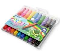 kredki wykręcane zmywalne 10 kolorów