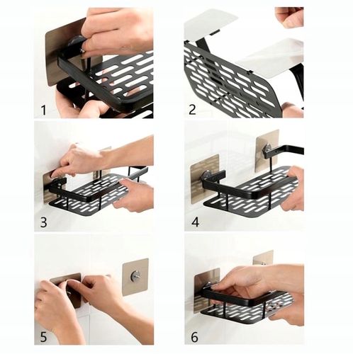 Półka Wisząca Łazienkowa Pod Prysznic 2Szt Loft na Arena.pl