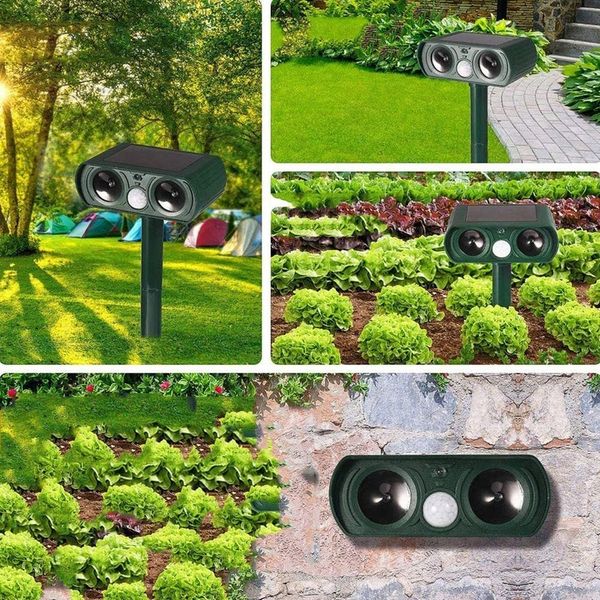 ULTRADŹWIĘKOWY ODSTRASZACZ KOTÓW, SOLARNY ODSTRASZACZ KOTÓW, DO OGRODU zdjęcie 6