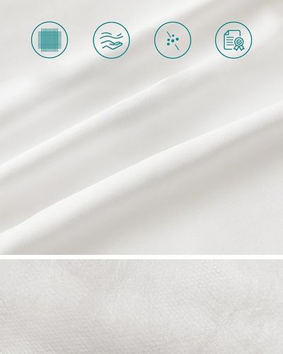 Poduszka do spania Songmics 80 x 40 cm wypełnienie 800 g z torbą na Arena.pl