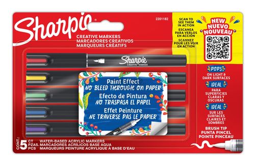markery akrylowe creative brush 5szt 1824 na Arena.pl