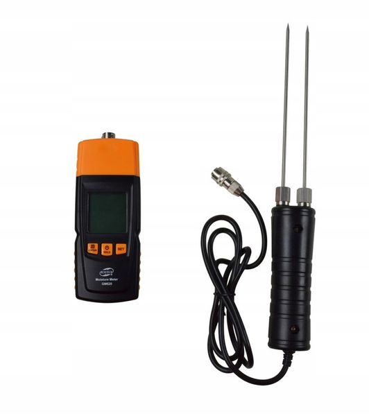 WILGOTNOŚCIOMIERZ PRECYZYJNY I SZYBKI MIERNIK WILGOTNOŚCI DREWNA+SONDA LCD zdjęcie 10