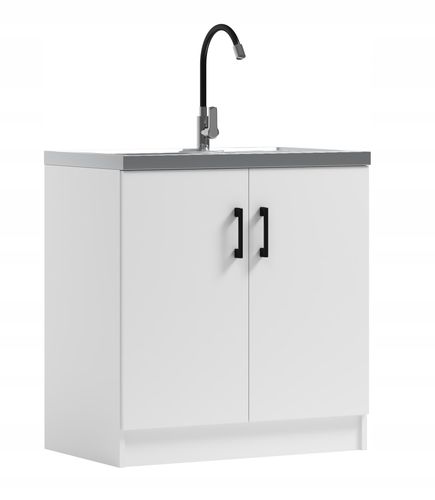 Szafka kuchenna pod zlew KD 80 biała (W2) na Arena.pl