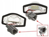 LAMPKI TABLICY REJESTRACYJNEJ LED do Honda Jazz CR-V