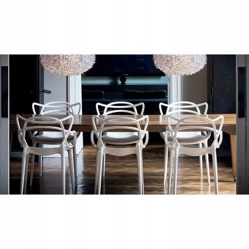 Krzesło Plastikowe Ogrodowe Tarasowe Białe Mocne Ażurowe Na Balkon Działkę na Arena.pl