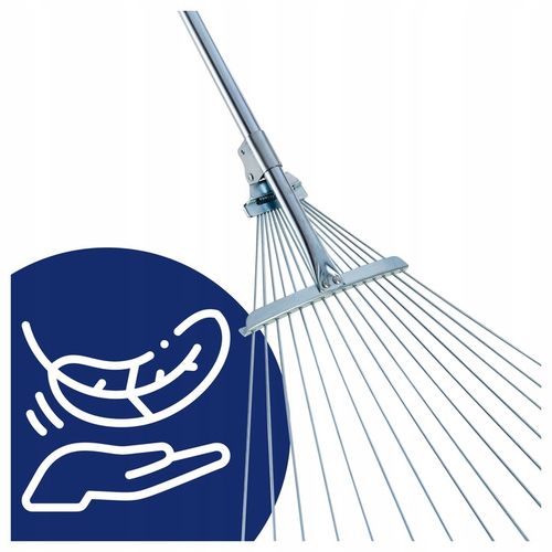 Grabie do liści wachlarzowe druciane regulowane metalowy rączka na Arena.pl