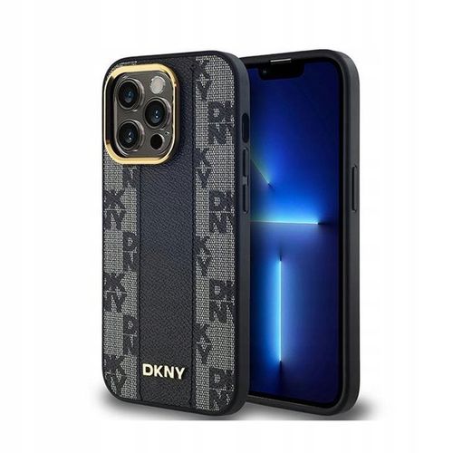 Etui do iPhone 14 Pro Max DKNY Leather Checkered Mono Pattern MagSafe na Arena.pl