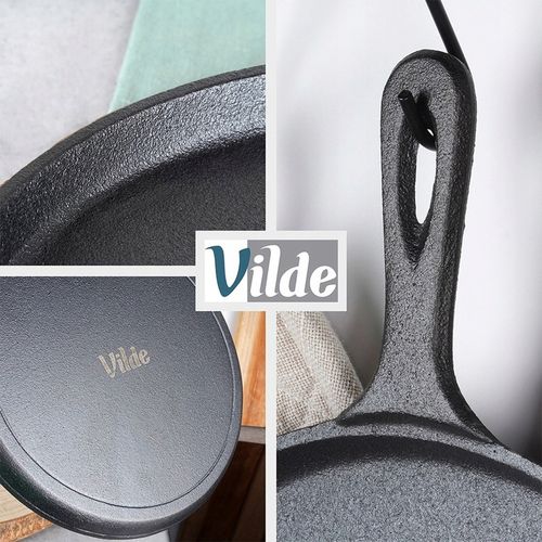 Patelnia ŻELIWNA do smażenia naleśników placków omletów jajek tortilli na Arena.pl