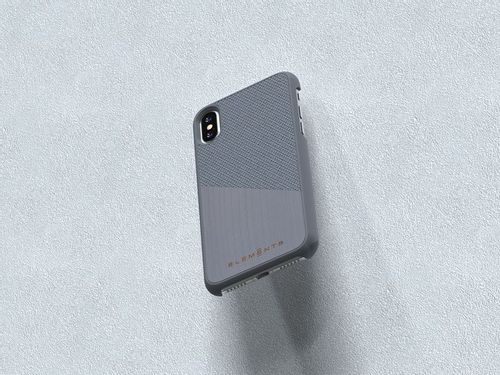 Drewniane etui do iPhone Xs/X (Mid Grey) na Arena.pl
