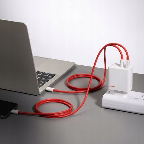 Ładowarka USB-A/USB-C OnePlus, 80W SuperVOOC + kabel 1m, oryginalna, szybka na Arena.pl