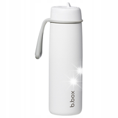 B.box White Out Butelka Termiczna na Napoje 690 ml Granatowa Ze Słomką