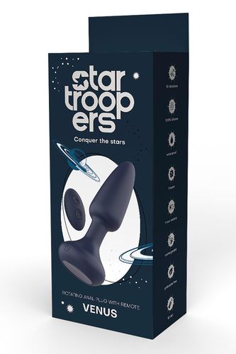 STAR TROOPER VENUS ROTATING ANAL PLUG WITH REMOTE na Arena.pl