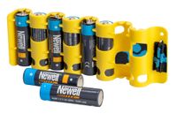 Organizer na 8 baterii AA Newell BattHolder - żółty