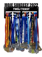 Wieszak na medale MOJE SUKCESY 2022 twoje imię dowolny tekst 295.3