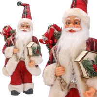 FIGURKA ŚWIĘTY MIKOŁAJ SKANDYNAWSKI DUŻY DEKORACJA ŚWIĄTECZNA OZDOBA