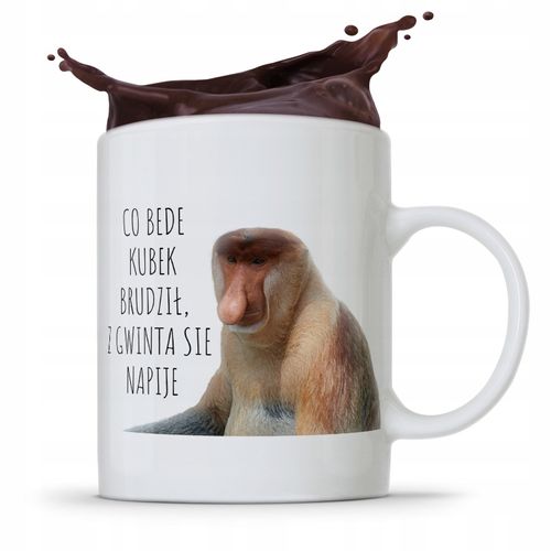 Kubek Śmieszny Janusz Nosacz Co Bede Kubek Brudził Z Nadrukiem Ze Zdjęciem na Arena.pl