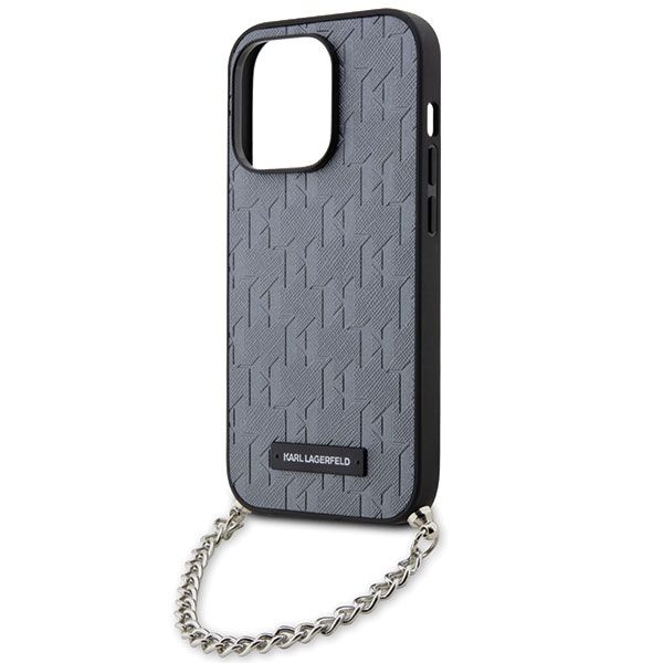 Etui Karl Lagerfeld do iPhone 14 Pro, Srebrny zdjęcie 5