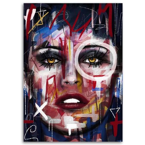 Obraz na płótnie – Canvas, Portret abstrakcja 40x60 na Arena.pl