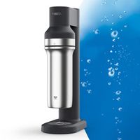 BRITA Saturator sodaTRIO czarny z cylindrem CO2 butelką szklaną i izolowaną