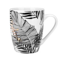 Kubek porcelanowy z uchem 360 ml z nadrukiem na prezent do kawy herbaty